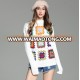 women pullover knitted round neck long sleeve loose embroidery fashion sweater Europe style custom sweater