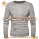 guangzhou factory new fashion men knit pullover round neck body fit long sleeve pullover sweater with button